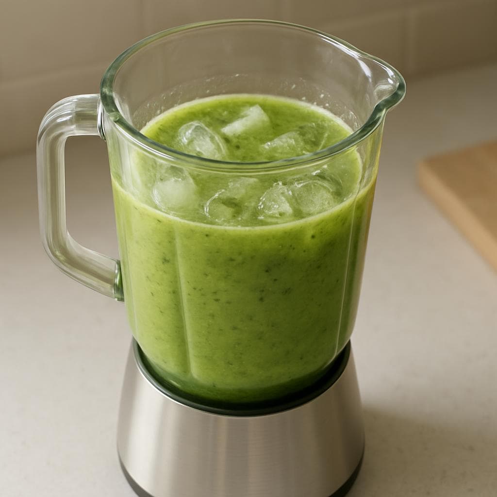 Ананасово-огуречный айс-ти с мятой: шаг 3