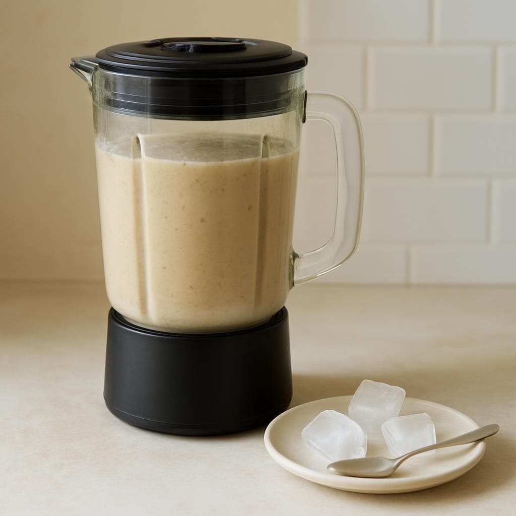 Грушевый смузи с греческим йогуртом и тахини: шаг 4