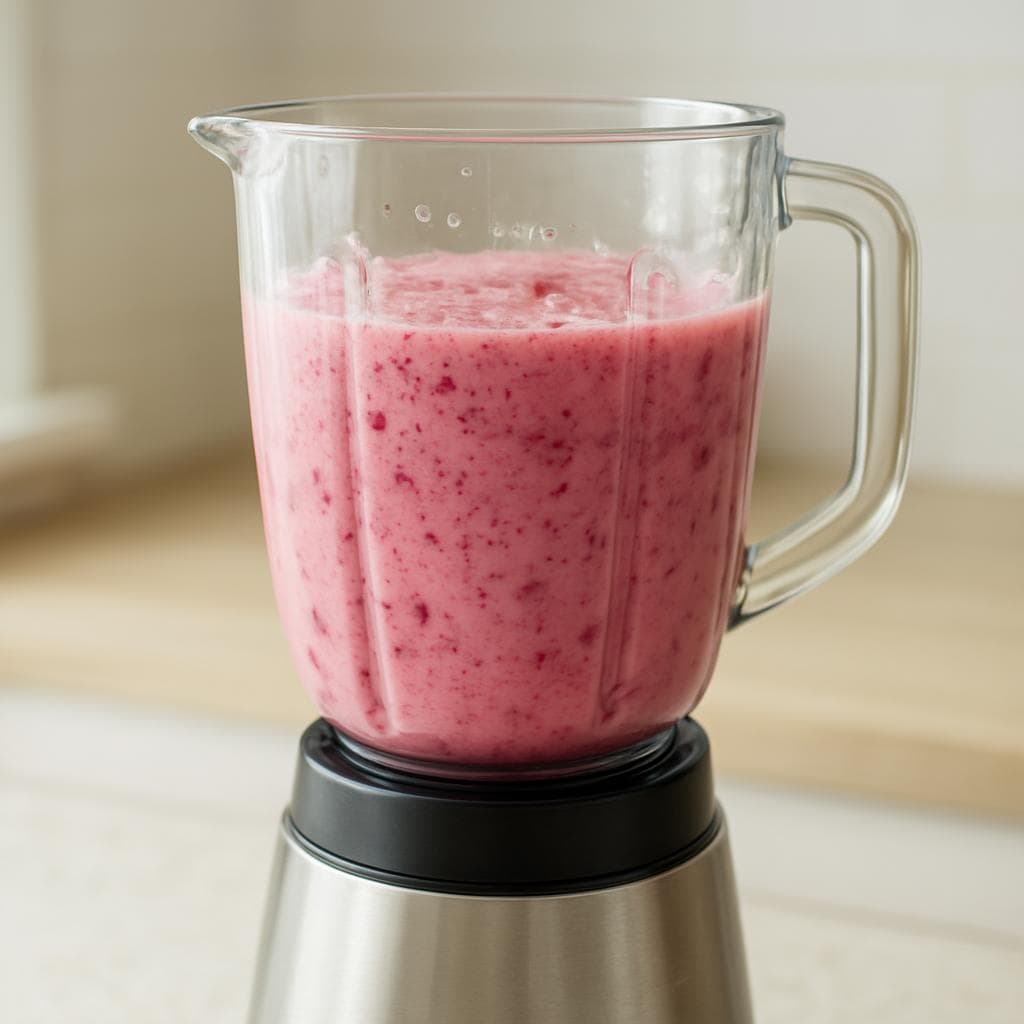 Кефирный напиток с вишней и имбирём: шаг 2