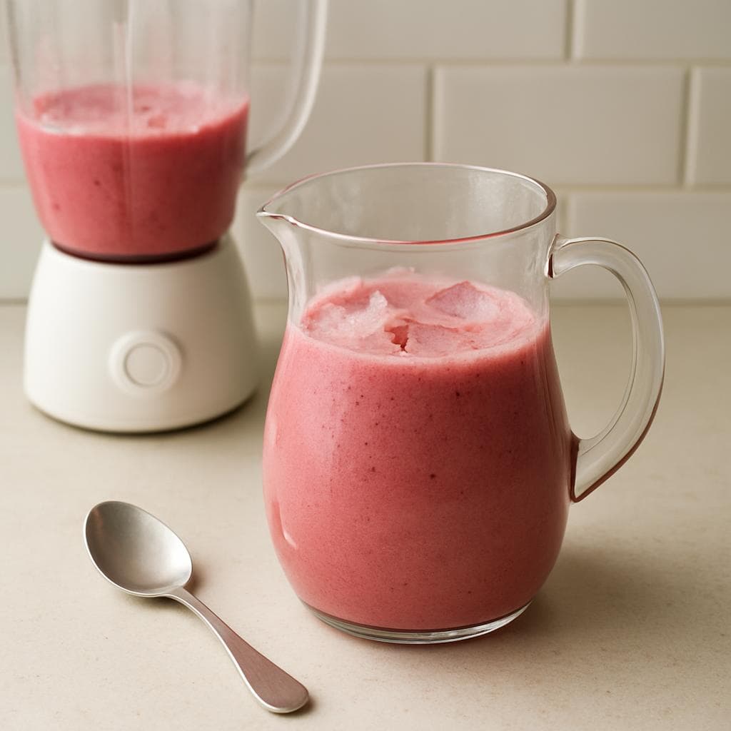 Кефирный напиток с вишней и имбирём: шаг 3