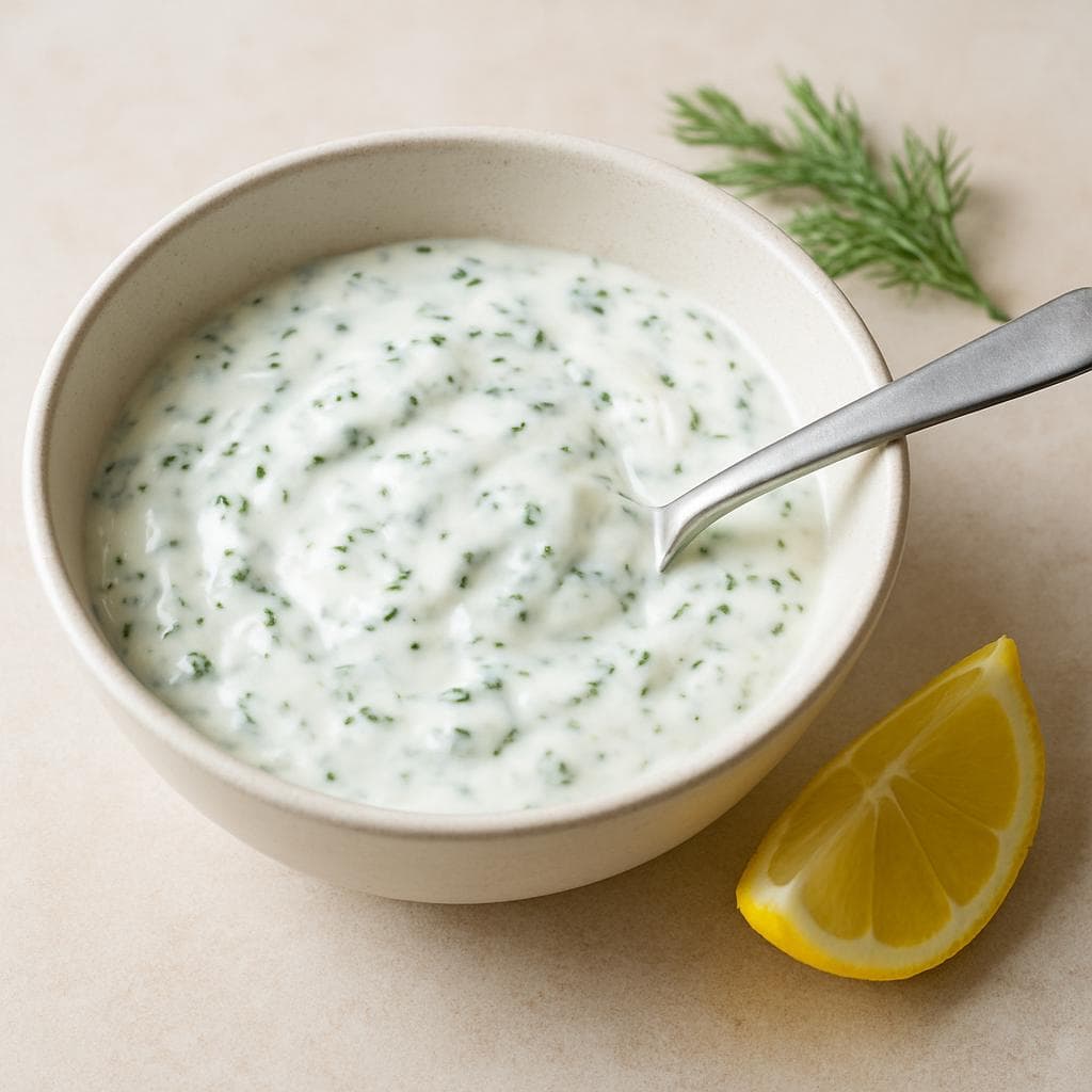 Лосось с картофелем и йогуртовым соусом: шаг 3