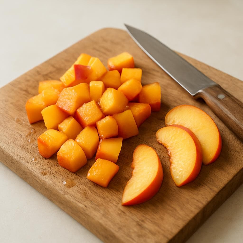 Персиковый йогуртовый шейк с овсяным льдом: шаг 2