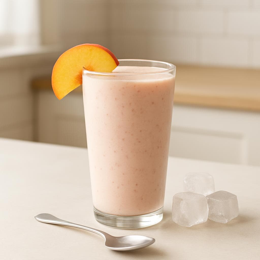 Персиковый йогуртовый шейк с овсяным льдом: шаг 5