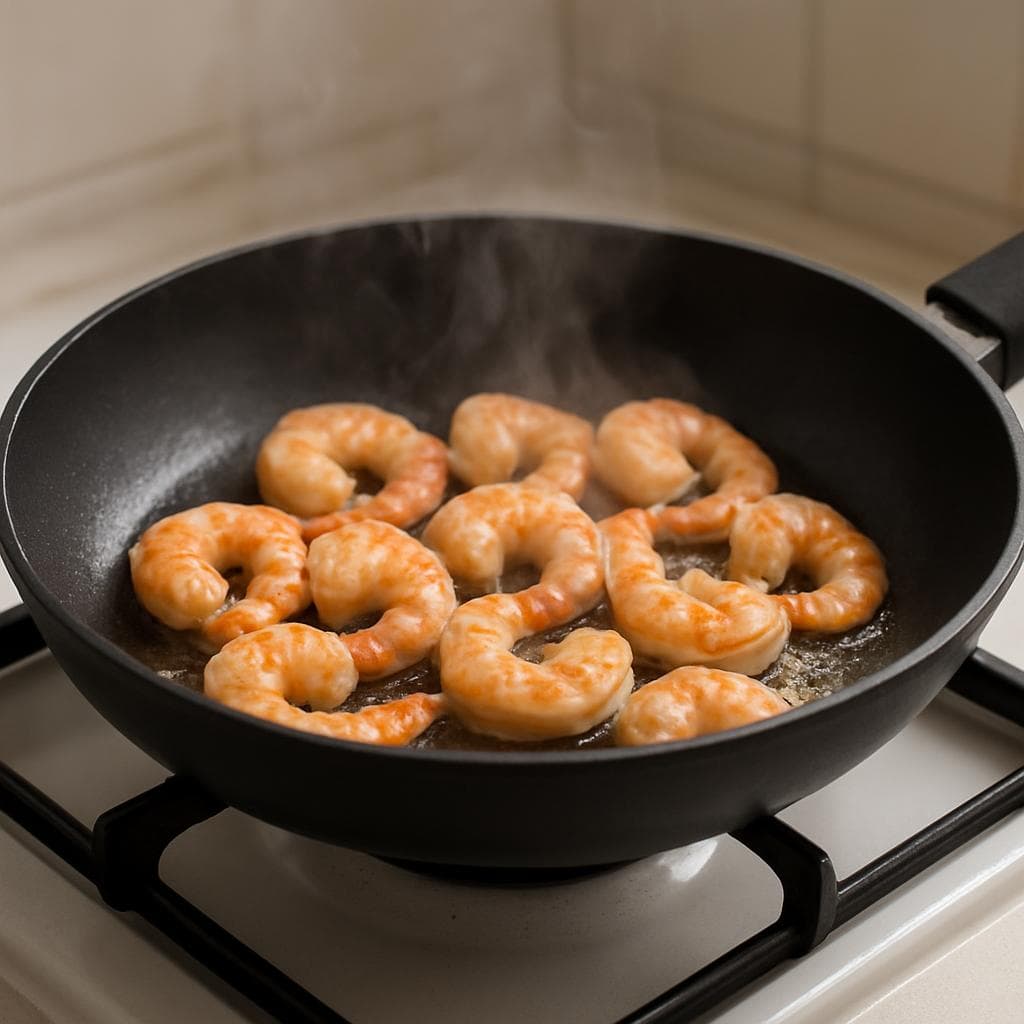 Салат с креветками, авокадо и грейпфрутом: шаг 3