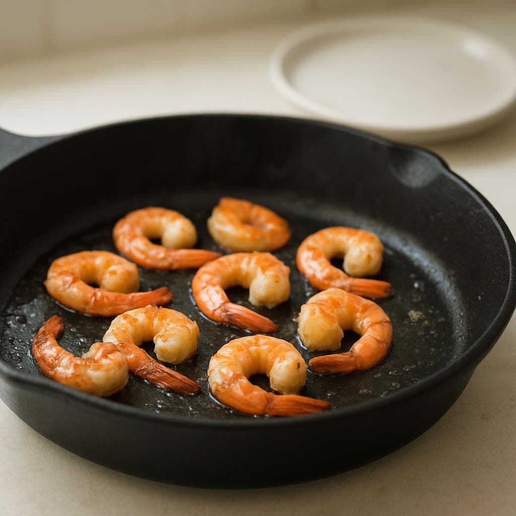 Салат с креветками, авокадо и грейпфрутом: шаг 2