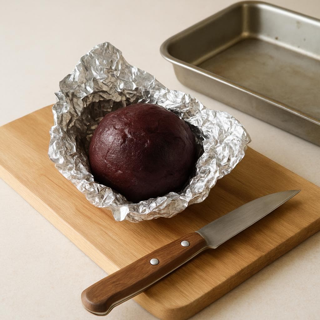 Салат с нутом, печёной свёклой и козьим сыром: шаг 1