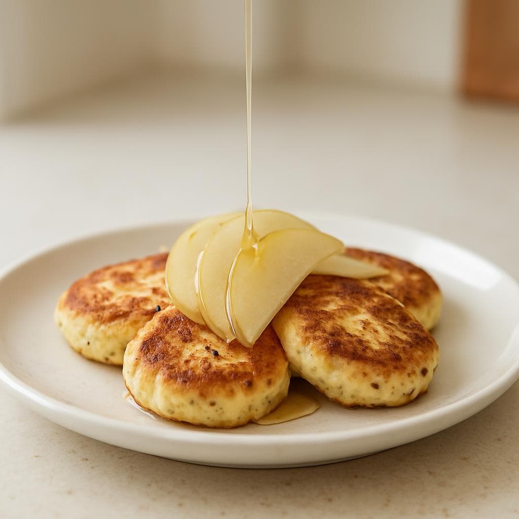 Сырники с грушей и маком: шаг 5