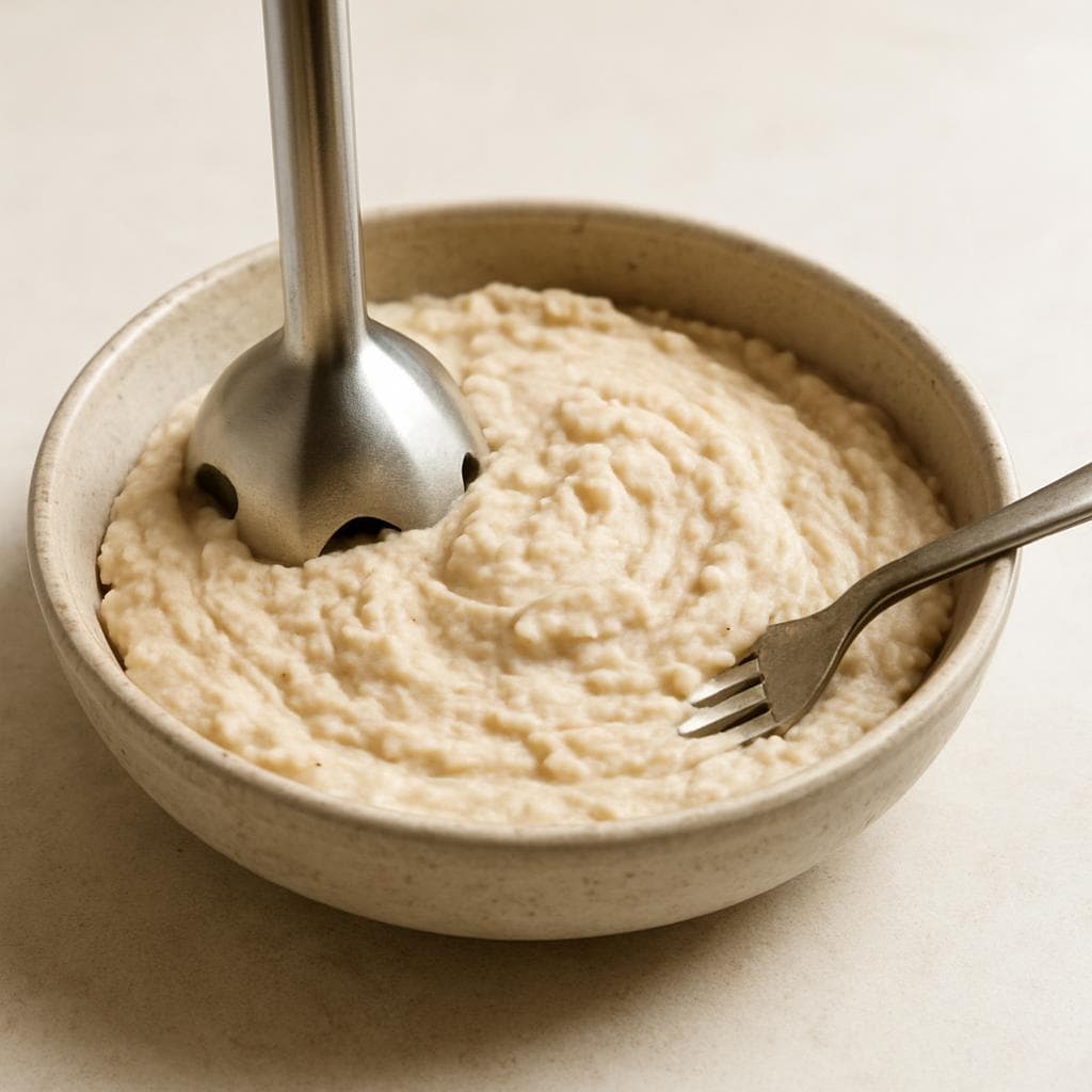 Тосты с яйцом пашот, авокадо и фасолевым кремом: шаг 1