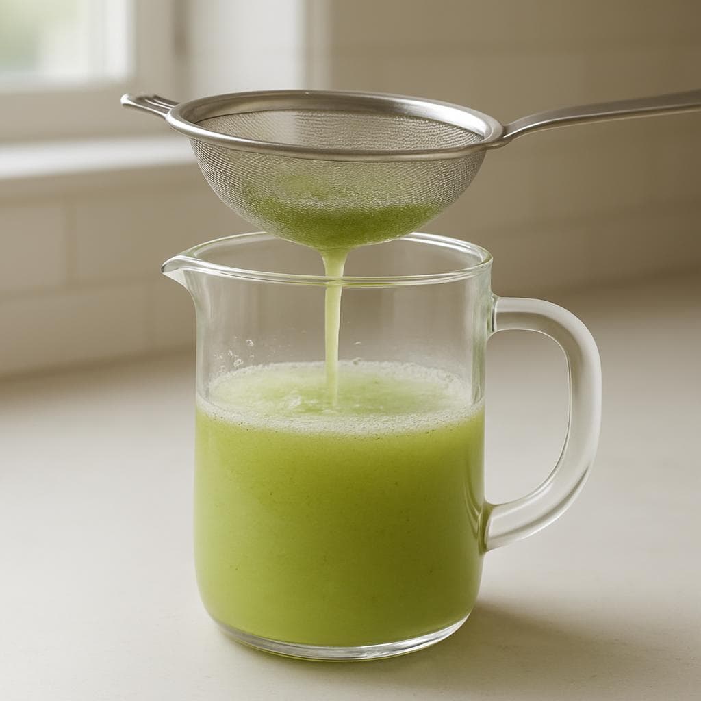 Яблочно-огуречный лимонад с мятой: шаг 3