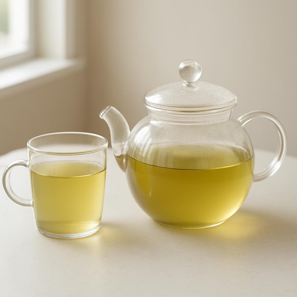 Яблочно-сельдереевый айс-ти с лимоном: шаг 1