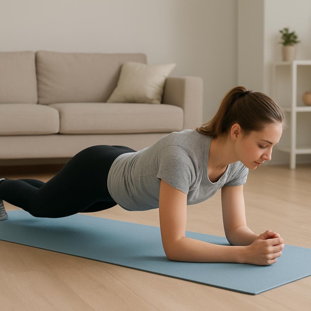 Домашняя разминка для всего тела без прыжков: шаг 4