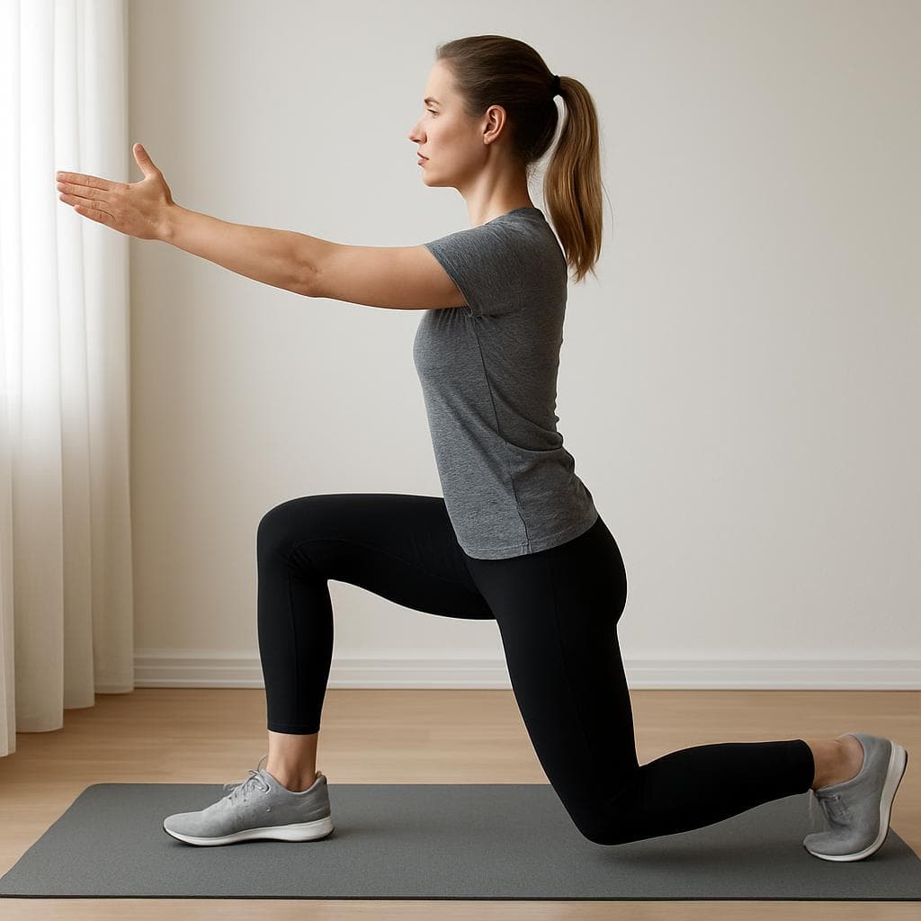 Ativação leve do corpo inteiro em casa: шаг 1