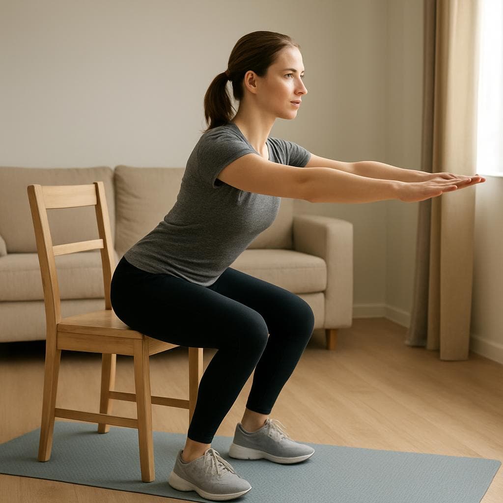 Ativação leve do corpo inteiro em casa: шаг 2
