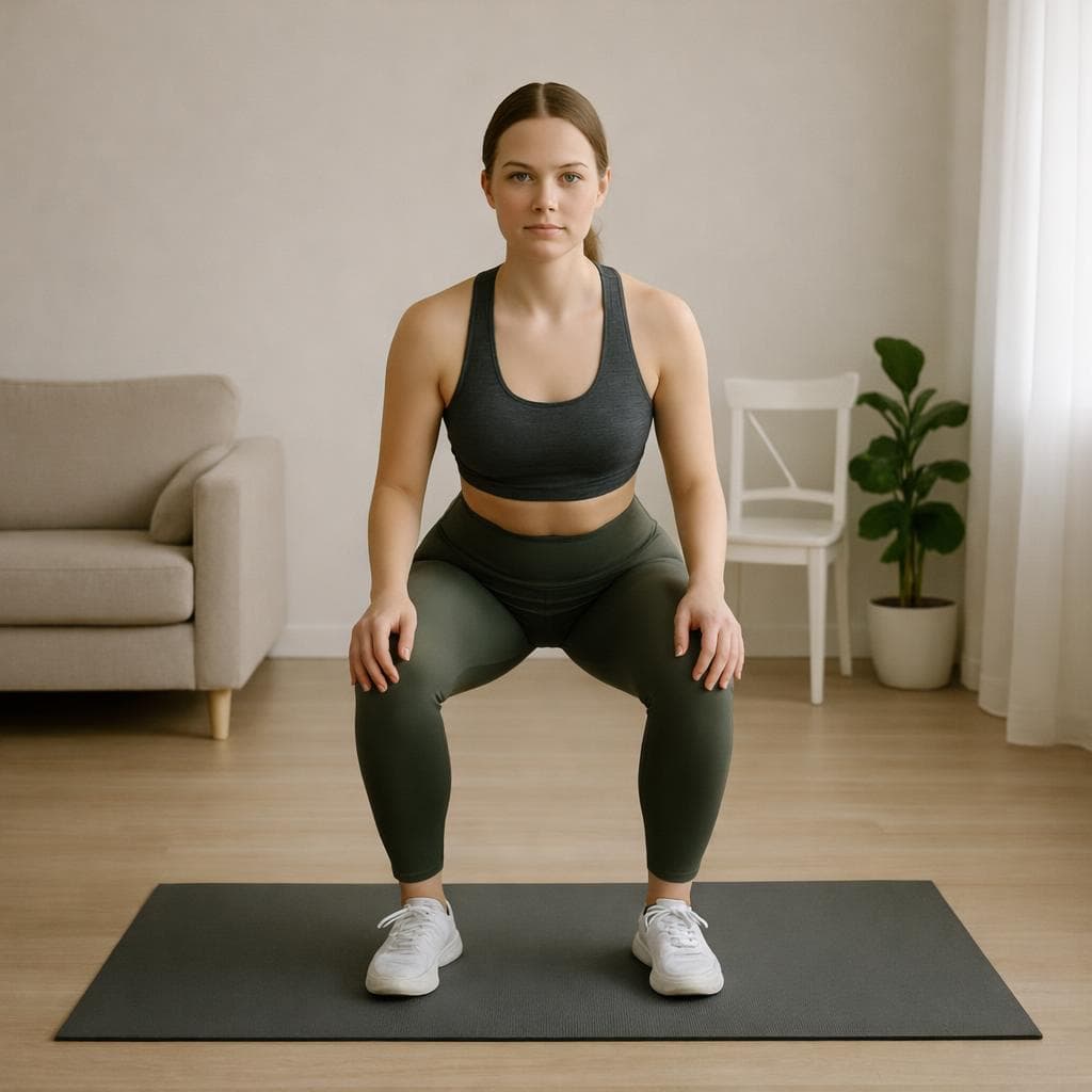 Ягодицы и ноги дома без прыжков: шаг 5